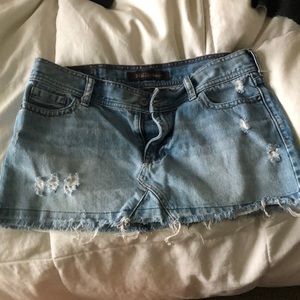 Hollister denim mini